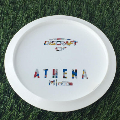 Discraft ESP Athena with Dye Line Blank Top Bottom Stamp - 174g White