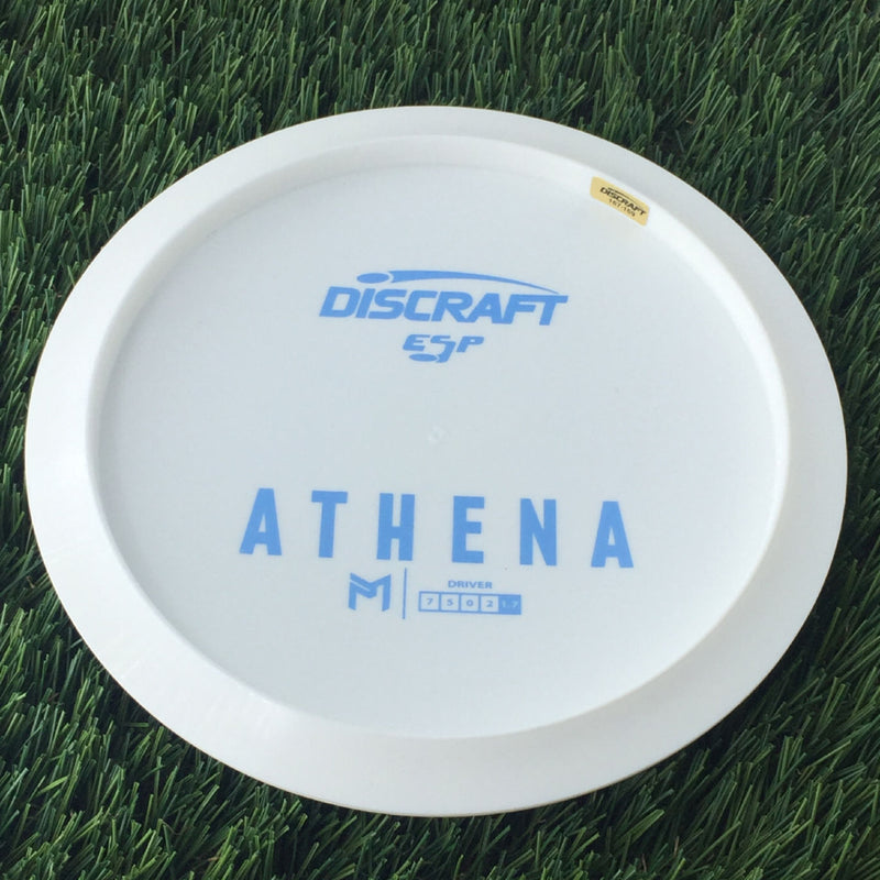 Discraft ESP Athena with Dye Line Blank Top Bottom Stamp - 169g White