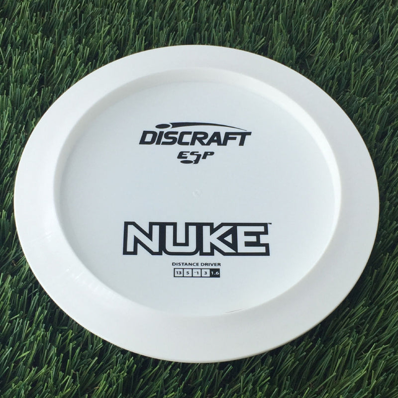 Discraft ESP Nuke with Dye Line Blank Top Bottom Stamp - 172g White