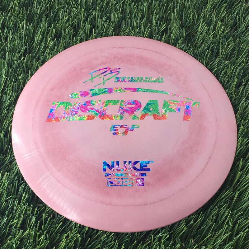 Discraft ESP Nuke with PP 29190 5X Paige Pierce World Champion Stamp - 166g Off Brown