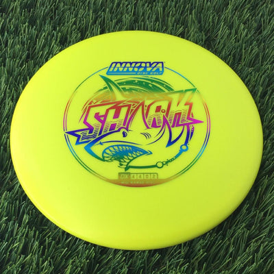 Innova DX Shark with Burst Logo Stock Stamp - 173g Yellow