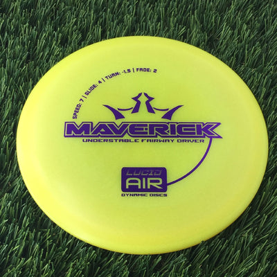 Dynamic Discs Lucid Air Maverick - 162g - Translucent Yellow