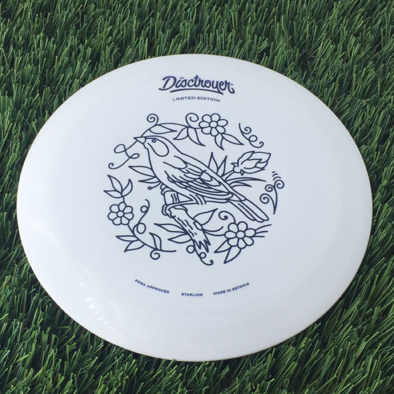 Disctroyer A-Soft Starling / Kuldnokk DD-13 with Tattoo - Limited Edition Stamp - 175g Off White