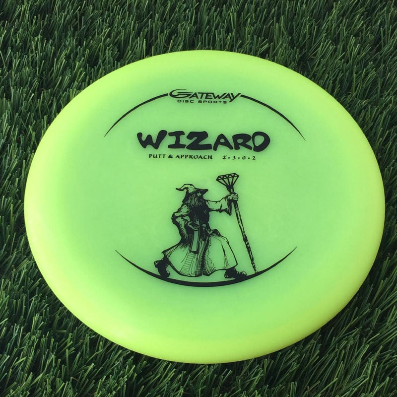 Gateway Diamond Wizard with Walking Wiz Stamp - 174g - Translucent Neon Yellow