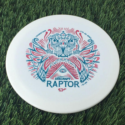 Discraft ESP Raptor with 2023 Ledgestone Edition - Wave 4 Stamp - 174g White