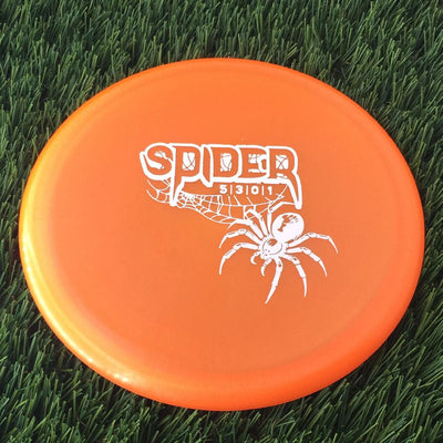 Innova Champion Spider with Artist's Corner - Black Widow Stamp - 171g - Translucent Orange