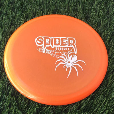 Innova Champion Spider with Artist's Corner - Black Widow Stamp - 171g - Translucent Orange