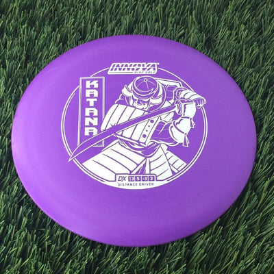 Innova DX Katana with Burst Logo Stock Stamp - 170g Purple