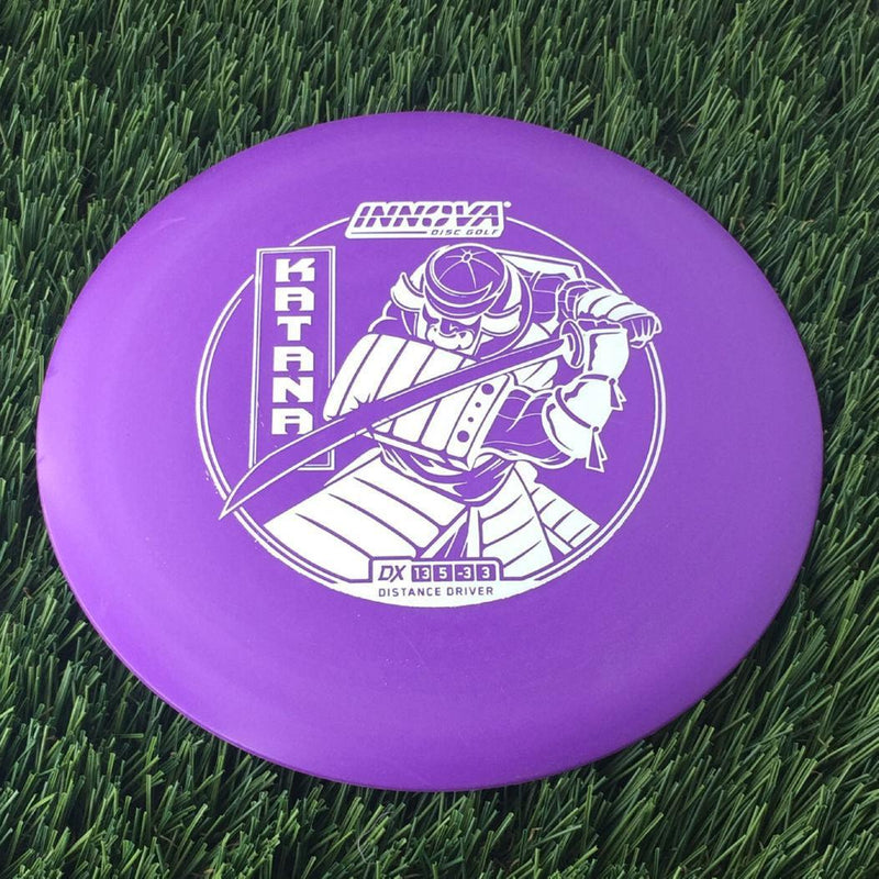 Innova DX Katana with Burst Logo Stock Stamp - 170g Purple