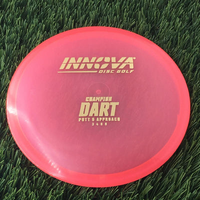 Innova Champion Dart with Burst Logo Stock Stamp - 169g - Translucent Pink