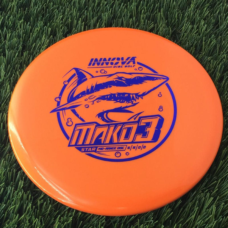 Innova Star Mako3 with Burst Logo Stock Stamp - 172g Orange