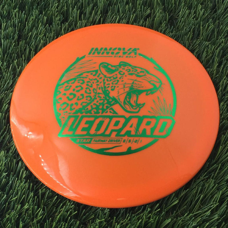 Innova Star Leopard with Burst Logo Stock Stamp - 156g Orange