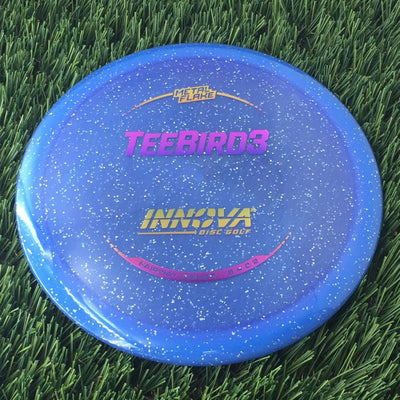 Innova Champion Metal Flake Teebird3 with Burst Logo Stock Stamp - 169g - Translucent Blurple