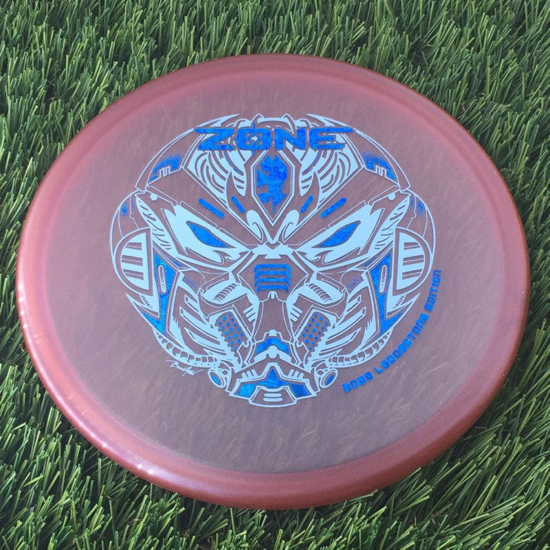 Discraft Elite Z Color Shift Zone with 2023 Ledgestone Edition - Wave 3 Stamp - 174g - Translucent Brown