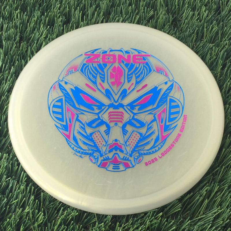 Discraft Elite Z Color Shift Zone with 2023 Ledgestone Edition - Wave 3 Stamp - 174g - Translucent Off Cream