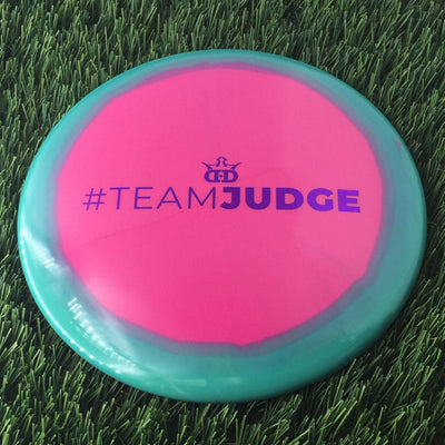 Dynamic Discs Fuzion Orbit Judge with #TEAMJUDGE Stamp - 174g Teal Pink