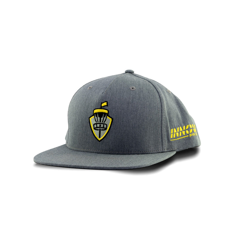 Basket Shield Flatbill Snapback Hat