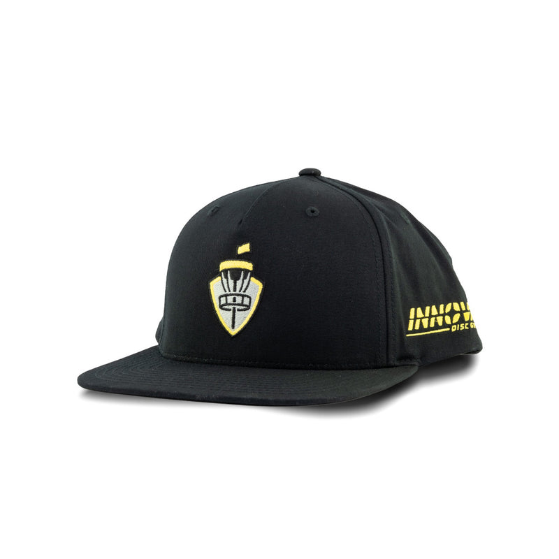 Basket Shield Flatbill Snapback Hat