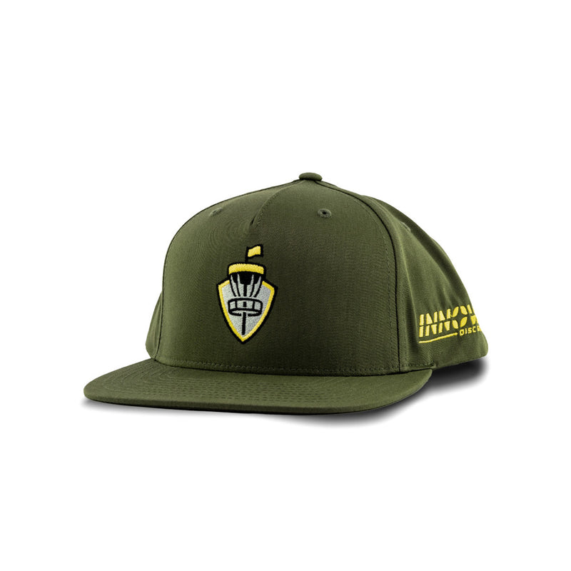 Basket Shield Flatbill Snapback Hat