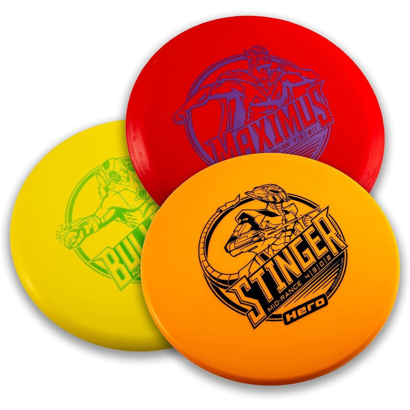 Hero 3 Disc Golf Starter Set