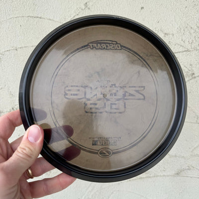 Auction! Jan '24 - Discraft Elite Z Zone OS with First Run Stamp - 175g - Translucent Black - Small Scuff on Rim