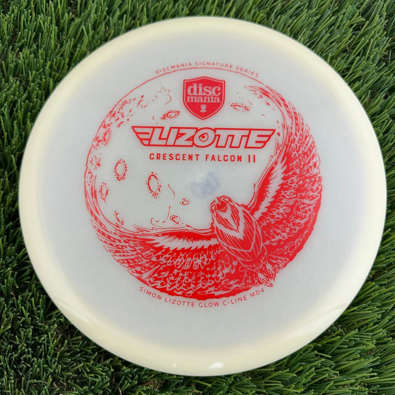 Auction! - Discmania C-Line Glow MD4 with Lizotte Crescent Falcon II Stamp - 180g - Translucent Glow