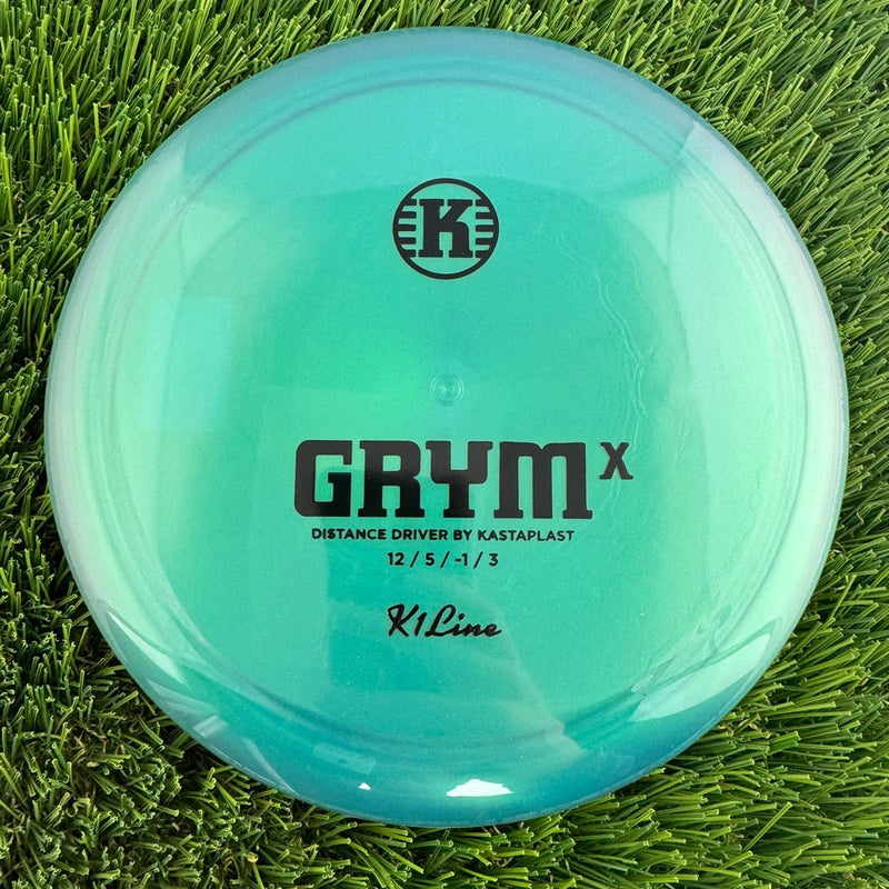 Auction! Kastaplast K1 Grym X with Last Run Green Stamp - 170g - Solid Dark Green