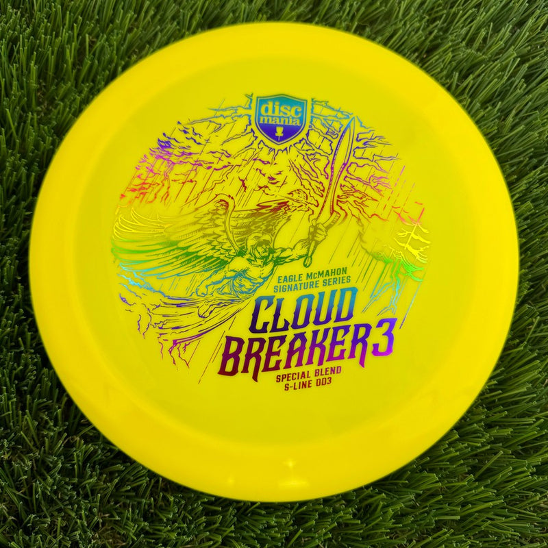 Auction! Discmania S-Line Special Blend DD3 with Cloud Breaker 3 Eagle McMahon Signature Series Stamp - 173g - Solid Yellow