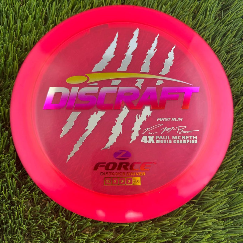 Paul McBeth 4x champion du monde Z Force | Discraft