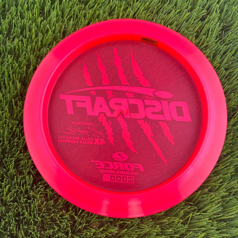 Paul McBeth 4x champion du monde Z Force | Discraft