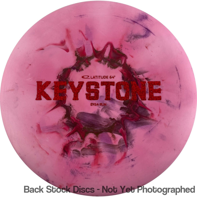 Latitude 64 Zero Line Medium Sunburn Splatter Keystone with Bar Stamp EK64 Run Stamp