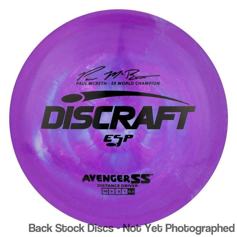 Discraft ESP Avenger SS with Paul McBeth - 5x World Champion Signature Stamp