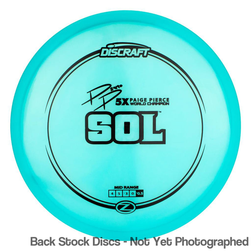 Discraft Elite Z Sol with PP 29190 5X Paige Pierce World Champion Stamp