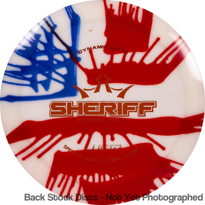 Dynamic Discs Lucid MyDye Sheriff with Flag Stamp