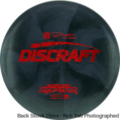 Discraft ESP Swirl Captain's Raptor with Paul Ulibarri Stamp