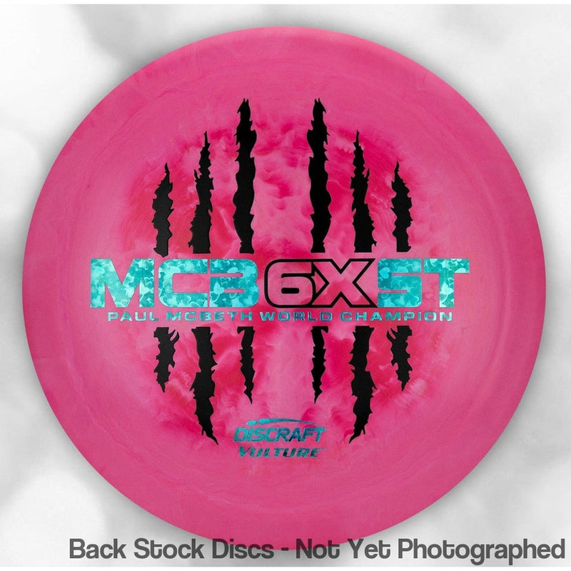 Discraft ESP Swirl Vulture with McBeast 6X Claw PM World Champ Stamp