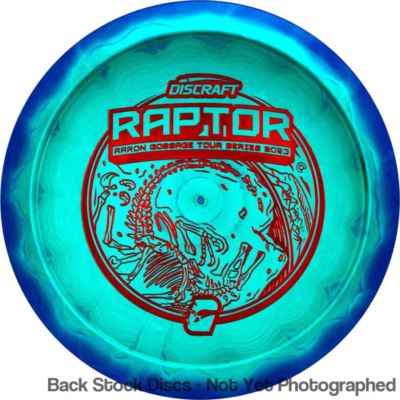 Discraft ESP Swirl Raptor with Aaron Gossage Tour Series 2023 Stamp