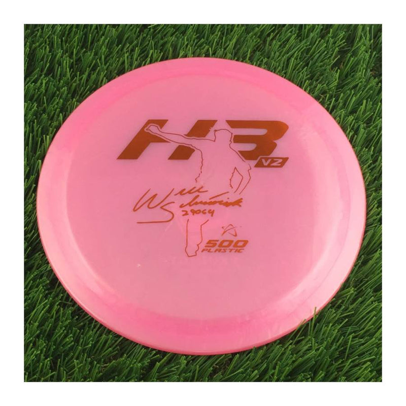 Prodigy 500 H3 V2 with Will Schusterick 2021 Signature Series Stamp - 174g - Translucent Pink