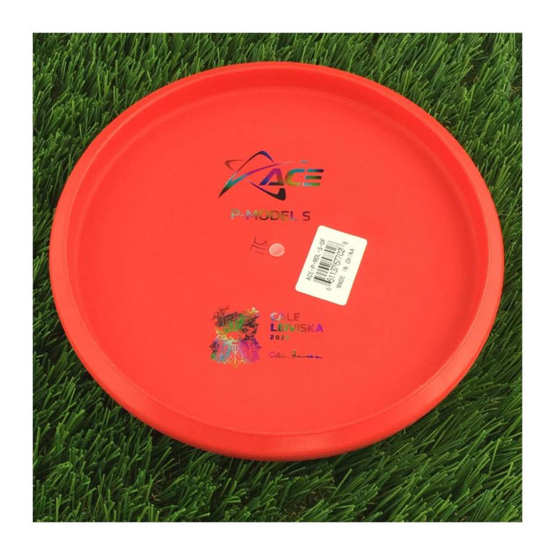 Prodigy Ace Line DuraFlex P Model S with Cale Leiviska 2021 Bottom Stamp Stamp - 175g - Solid Red