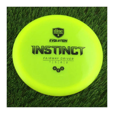 Discmania Evolution NEO Instinct - 173g - Translucent Neon Yellow