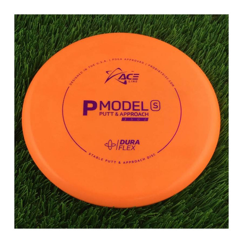 Prodigy Ace Line DuraFlex P Model S with Cale Leiviska 2021 Bottom Stamp Stamp - 175g - Solid Orange