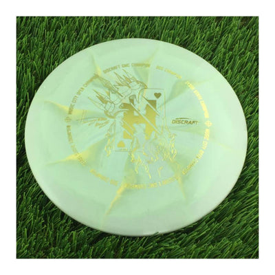 Discraft ESP Swirl Vulture with Hailey King Tour Champion Card Stamp - 174g - Solid Pale Green