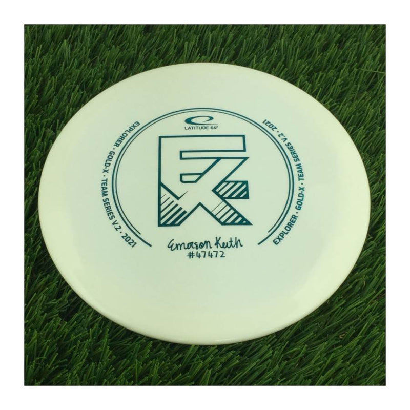 Latitude 64 Gold X-Blend Explorer with Emerson Keith 2021 Team Series Stamp - 176g - Solid White