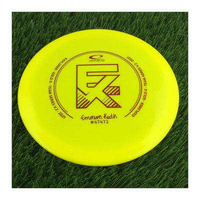 Latitude 64 Gold X-Blend Explorer with Emerson Keith 2021 Team Series Stamp - 173g - Solid Yellow