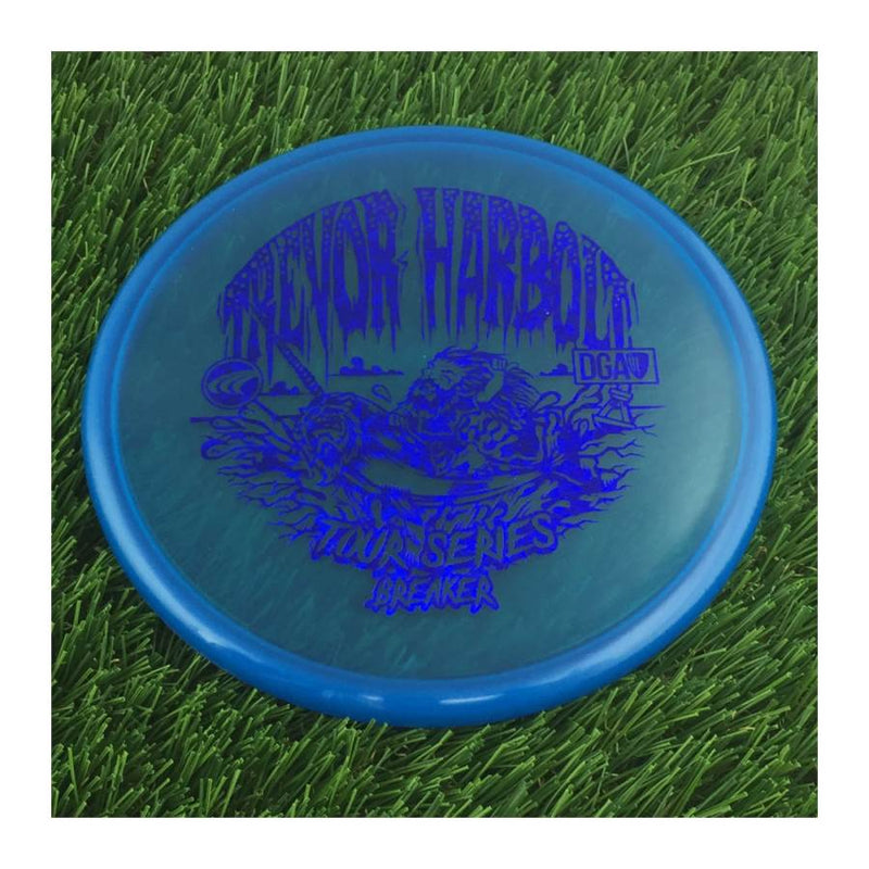 DGA Ice Breaker with 2022 Trevor Harbolt Tour Series Stamp - 174g - Translucent Blue