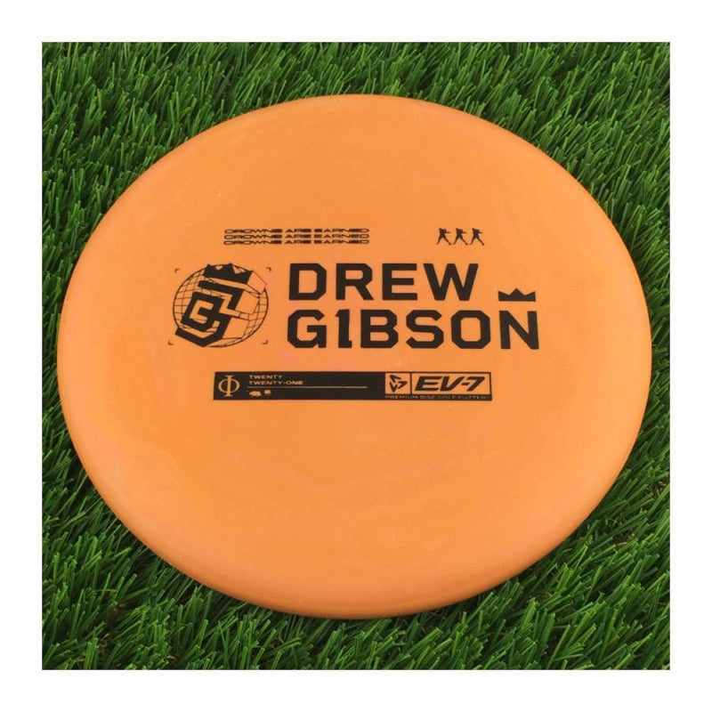 EV-7 OG Base Phi with Drew Gibson - Crowns Are Earned - 2021 Stamp - 175g - Solid Orange