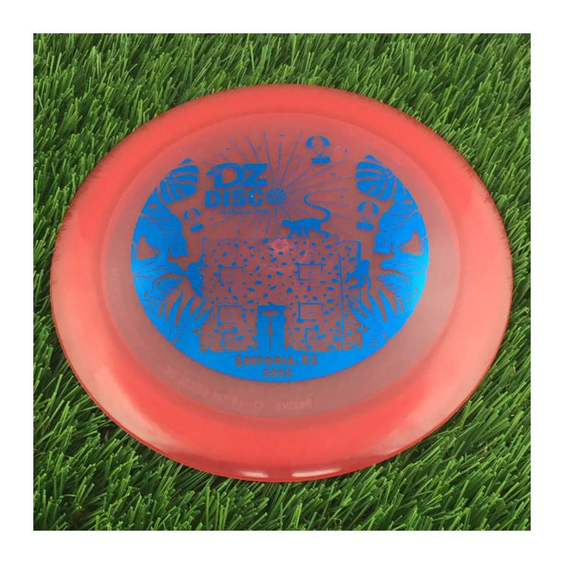 Innova Champion Boss with Monkey Island - Emporia, KS - DZDiscO 2022 Stamp - 175g - Translucent Red