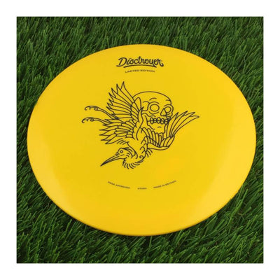 Disctroyer A-Medium Stork / Toonekurg FD-8 with Tattoo - Limited Edition Stamp - 171g - Solid Yellow