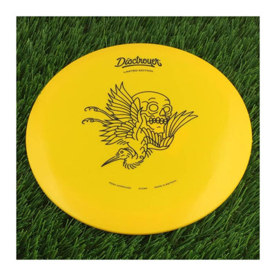 Disctroyer A-Medium Stork / Toonekurg FD-8 with Tattoo - Limited Edition Stamp - 171g - Solid Yellow