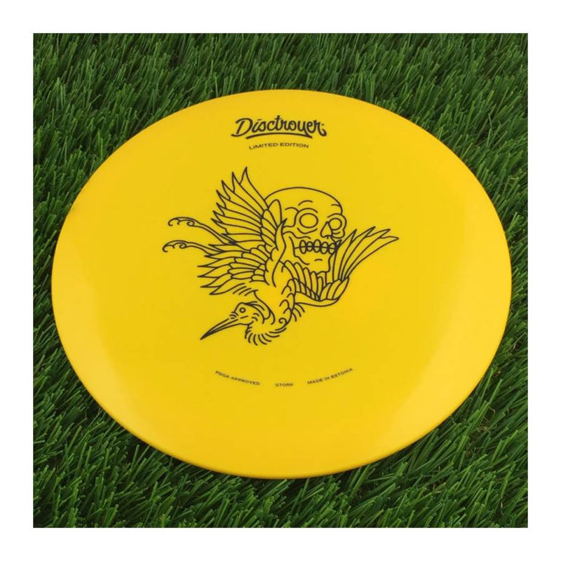 Disctroyer A-Medium Stork / Toonekurg FD-8 with Tattoo - Limited Edition Stamp - 171g - Solid Yellow